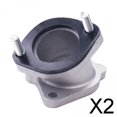 thumbnail image 1 of 2X conjunto de adaptador de entrada de carburador, Hardware de montaje profesional 2 piezas, 1 of 8