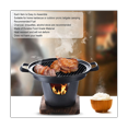 thumbnail image 3 of Korean Stainless Steel Charcoal Barbecue Grill Household BBQ Grill Non-Stick for Home Kitchen Outdoor Garden,1 x Barbecue Stove,Black, 3 of 6