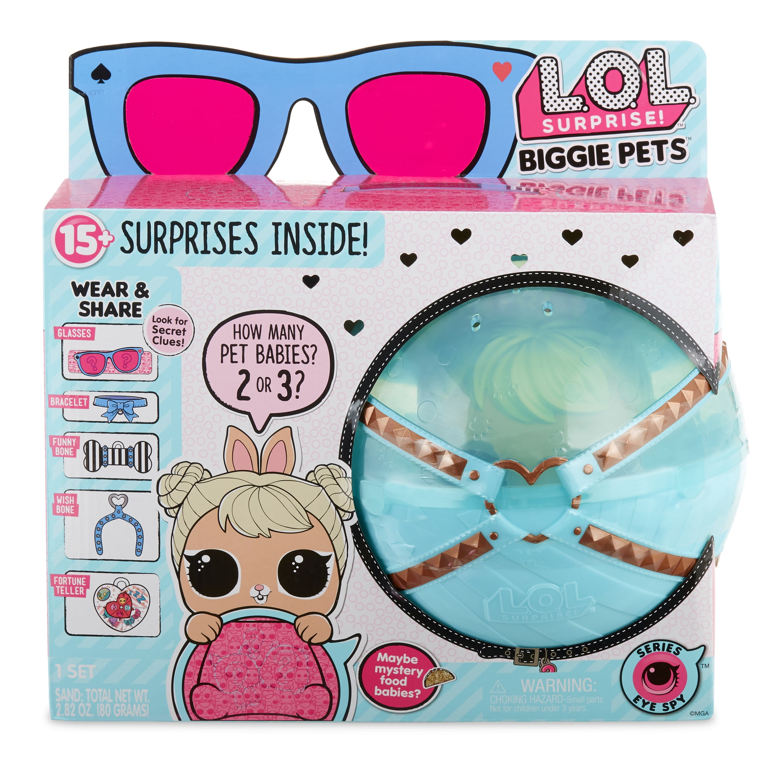 LOL Surprise Biggie Pet Cottontail Q.T. Great Gift for Kids Ages 4 5 6