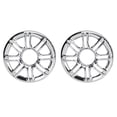 thumbnail image 2 of ALLTIMES 2PCS Speaker Trim Cover Grill for Harley for Electra Glide for Trike 96-13, ABS Gloss Chrome, 2 of 6