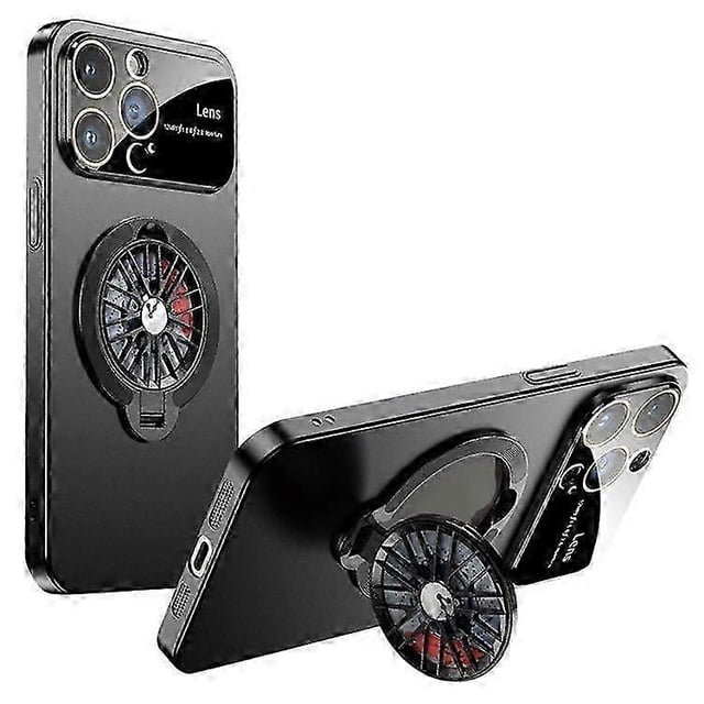 Funda rígida de policarbonato con soporte para iPhone 14 Pro Max, compatible con MagSafe.