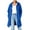 Blue, variant on Women's Fall Jacket Zip Up Hoodies Long Sleeve Long Tunic Sweatshirts Oversized Fleece Casual Coat with Pocket Brown,S