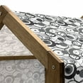 thumbnail image 5 of Abstract Pet House, Monochrome Circles Dots Surreal Expressionism Inspired Geometric Modern Art, Outdoor & Indoor Portable Dog Kennel with Pillow and Cover, 5 Sizes, Grey Black White, by Ambesonne, 5 of 5