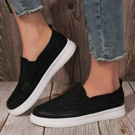 

PEASKJP House Slippers Women Summer Open Toe Round Toe Retro Slip On Casual Versatile Sandals Sandals Shoes Non Slip Rubber Sole Black 7.5