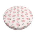 thumbnail image 6 of Uemuo Floral Strawberr Pattern Round Bar Stool Seat Covers Washable Stool Cushion Slipcover Elastic Bar Chair Covers-12 inch, 6 of 7