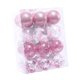 thumbnail image 5 of Juego de 24 adornos navideños para árbol de Navidad. Rosa claro, 5 of 9
