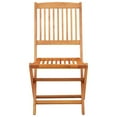thumbnail image 2 of vidaXL 3 Piece Folding Outdoor Dining Set Solid Eucalyptus Wood, 2 of 5