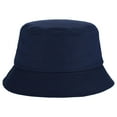 thumbnail image 2 of Unisex Cotton Packable Bucket Hat Sun Hat Plain Colors for Men Women, 2 of 5