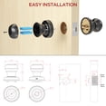 thumbnail image 6 of GeekTale Smart Fingerprint Door Lock Fingerprint Doorknob Entry Door Lock, Fingerprint Unlocking, Mobile App Unlocking, Key Unlocking for Home Hotel Office Apartment Bedroom Black, 6 of 10