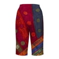 thumbnail image 5 of Mujeres Pantalones Cortos Casual Pata Recta Cordón Cintura Elástica, Suelta Y Cómoda Mujer Pantalones Cortos con Bolsillos, 5 of 5