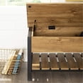 thumbnail image 4 of Walker Edison B48PCSBBW Park City Banc de Rangement Moderne de Style Ferme 48 Pouces - Barnwood, 4 of 5