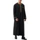 thumbnail image 4 of Bata musulmana de manga larga con bolsillo bordado para hombre - Ropa de oración de color liso - Poliéster y algodón - Todas las estaciones - Tallas S-XXXL, 4 of 7