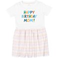 thumbnail image 3 of Inktastic Happy Birthday Mom Girls Toddler Dress, 3 of 5