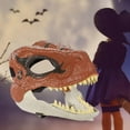 thumbnail image 3 of Accesorio de Disfraz de Máscara de dinosaurio de Dibujos Animados Sunnimix, 3 of 7
