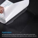 Uxcell Self-Sealing Laminating Sheets A6 Lamination Film Clear Sheet ...