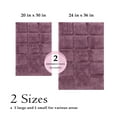 thumbnail image 4 of BNM Non-Slip Washable Bath Rug Set, 20" x 30", 24" x 36", Plum, 4 of 8
