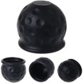 thumbnail image 2 of Universal Black Rubber Car Hitch Ball Protective Cover (Black), 2 of 5