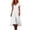 White, variant on CIENVNSTG Dresses for Women Summer Short Sleeve V Neck Maxi Dress Plus Size Loose Casual Flowy Swing A Line Beach Sundress White L