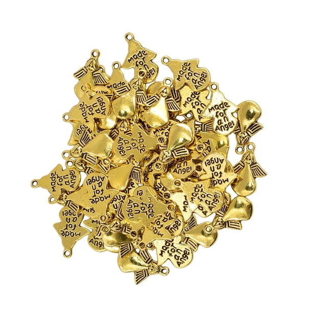 50 piezas de aleación de material de oro y material de plata hecha para un ángel 18x12 mm para - Oro , Individuales Salvador Dali hecho para un amuleto de ángel