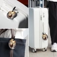 thumbnail image 6 of Christmas Elk Retro 2pcs PU Leather Round Bag Tags with Privacy Cover and Name ID Tag - Suitcase Tags for Travel Luggage, Handbags, Backpacks, School Bags, 6 of 6