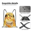 thumbnail image 6 of Bingfone Honey Bee Drawstrings Backpacks Bags For Men Women Gym Drawstrings Bag, 6 of 9