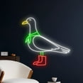 thumbnail image 5 of Handmadetneonsign Seagull Bird Boots Neon Sign, Seagull Bird Cowboy LED Light, Seagull Bird Neon, 5 of 5