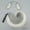Gray White, variant on Anime Dog Ears Headband Furry Plush Tail Set, Halloween Animal Party Costumes Fursuit Dog Therian Ear Tail Accessories