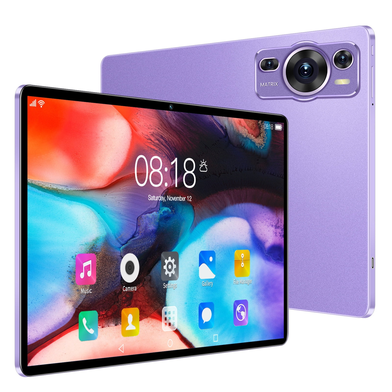 Upgraded 10.1-inch Tablet Computer 10 Core Android Ultra-thin HD Screen Learning Game Video Office Tablet 2+32G Supports Double SIM Communication Function