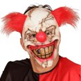 thumbnail image 2 of Halloween Creepy Demon Adulto Scary Clown Cosplay Props Devil Flame Zombie Mascara brillar Electrónica, 2 of 4