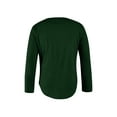thumbnail image 3 of Coduop Mens Henley Shirt Long Sleeve V-Neck Solid Color Casual Shirt Hawaiian T-Shirt Blouse Tops, 3 of 5