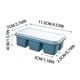 thumbnail image 5 of Caja de hielo de gel de sílice de red de hielo, artículos para el hogar de grado alimenticio, pequeña caja de hielo para el hogar con tapa, molde para cubitos de hielo de silicona sin BPA - Blanco, 5 of 5