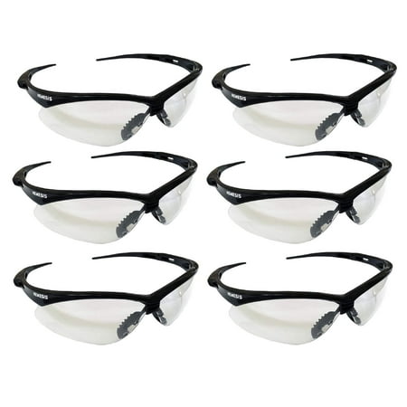 Ansell 3000354 Nemesis Safety Glasses - Black Frame/Clear Lens