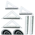 thumbnail image 2 of Shisuyan Doll House Accessories Protractor Drawing Square 2Set 1.1x0.2x0.02in, 2 of 8