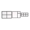 thumbnail image 2 of KLKCMS Window Model Building Supplies Building Layout Materials for 1:20 Doll House Style A, 2 of 9
