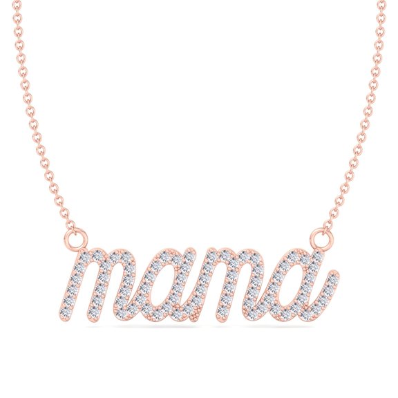 Matera- Mama Diamond and Gold Necklace