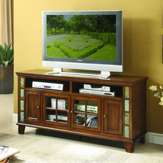 Homelegance Chehalis 60 Inch Tv Stand W Slate Decor In Brown Cherry Homelegance Chehalis 60 Inch Tv Stand W Slate Decor In Brown Cherry Com