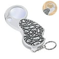 thumbnail image 4 of Small Magnifying Glass With Light For Purse 8x 20x Glass With Handheld Pocket Illuminated Folding Hand Held Lighted Magnifier For Reading Coins Hobby, 4 of 4