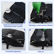 6PCS Metal Transmission Oil Filling Change Tool Kit for Mercedes-Benz 725.0 9 Speed 9G-Tronic
