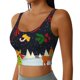 thumbnail image 2 of Fotbe Merry Christmas Elk Sujetador Deportivo Largo sin Aros para Mujer con Almohadillas y Soporte Medio, Transpirable y Absorbente, Camiseta Tipo Chaleco o Tank Top-XX-Large, 2 of 8