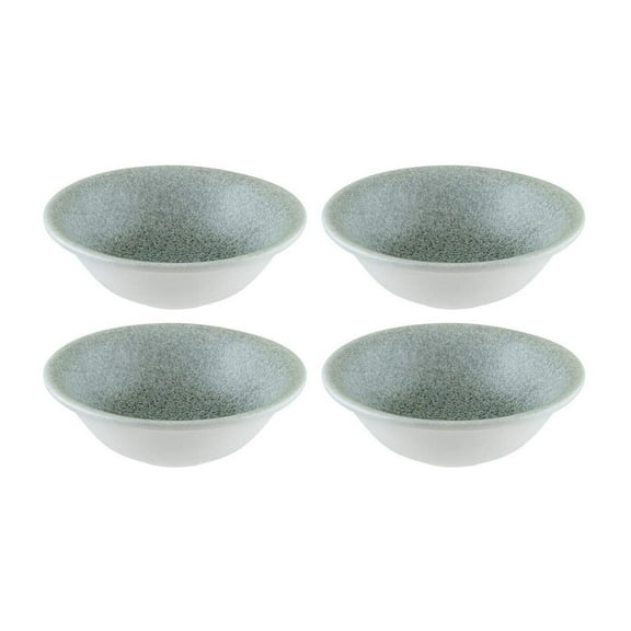 Luca Ocean Matte dia.6.25" h:2" 13 oz. Round Blue Porcelain Bowl (Set of 4)