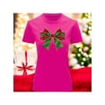 thumbnail image 1 of Playera Blusa Con Estampado De Moño Navideño Ropa Para Mujer Color Fucsia Talla Chica Marca Emil SaEs, 1 of 4