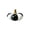 A, variant on CuiLiyq Stripe Pumpkin Table Figurine, Black White Resin Pumpkin Decor, Autumn Tabletop Ornament, for Coffee Table Styling, Shelf Display, Holiday Sideboard Accent