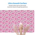 thumbnail image 4 of Rateoe Cute Watermelon Flamingo Print Mouse Pad - Extended Large Gaming Mousepad,Non-Slip Stitched Edge,16x29.5 Inch, 4 of 8