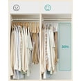 thumbnail image 3 of cozymood Velvet Pants Hangers 24 Pack, White Velvet Hangers with Adjustable Clips, Space Saving Slim Skirt Hangers, 3 of 7