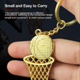 thumbnail image 2 of Basketball Keychain Anti-rust Basketball Key Chain Creative Three-dimensional Sports Key Rings Souvenir Car Hangable, 2 of 3