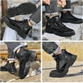 thumbnail image 6 of Work Boots for Men Slip On Welding Boots for Men Indestructible Steel Toe Boots Men's Steel Toe Shoes Fireproof Safety Toe Shoes Construction Boots for Welder Men's Work Shoes., 6 of 10