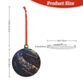 thumbnail image 3 of Rocae Colorful Patterned Snake for Acrylic Christmas Pendant Ornament for Festive Decor Hanging Pendant,Perfect for Home and Office-Round Shape, 3 of 7