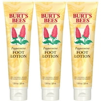 Burt's Bees Peppermint Oil Foot Lotion, 3.38 Oz - Pack of 3