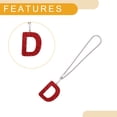 thumbnail image 5 of Unique Bargains 1 Pcs Metal/Rhinestones with Diamonds Car Rear View Mirror Pendant Accessories Car Hanging Ornament Red D, 5 of 6
