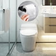 thumbnail image 4 of Naiovety Soporte de papel Acrílico Montado en la pared Baño Autoadhesivo Gancho Perchero Percha sin perforaciones Rollo de tejido moderno Accesorios Juegos de accesorios de baño Blanco Naiovety HA060705-03B, 4 of 6